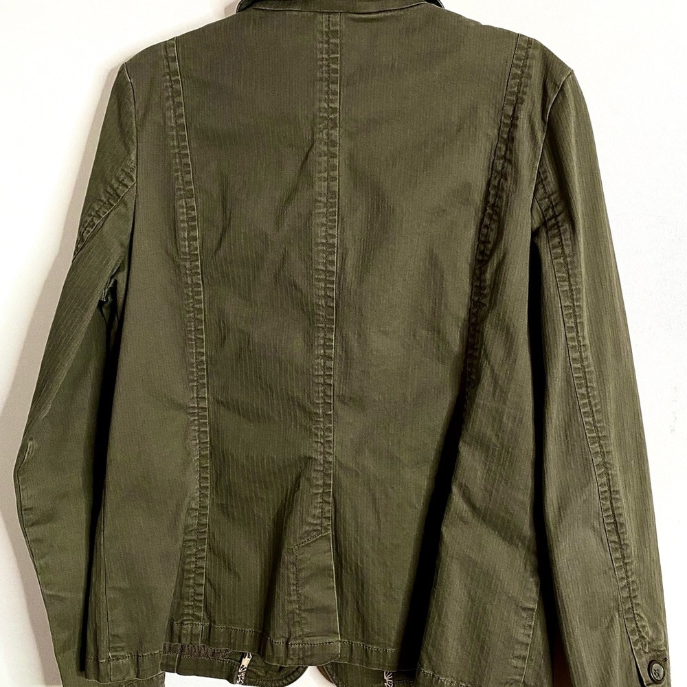 Lady Hathaway Kaki Cotton Women's Jacket Size Medium - Picture 3 of 12